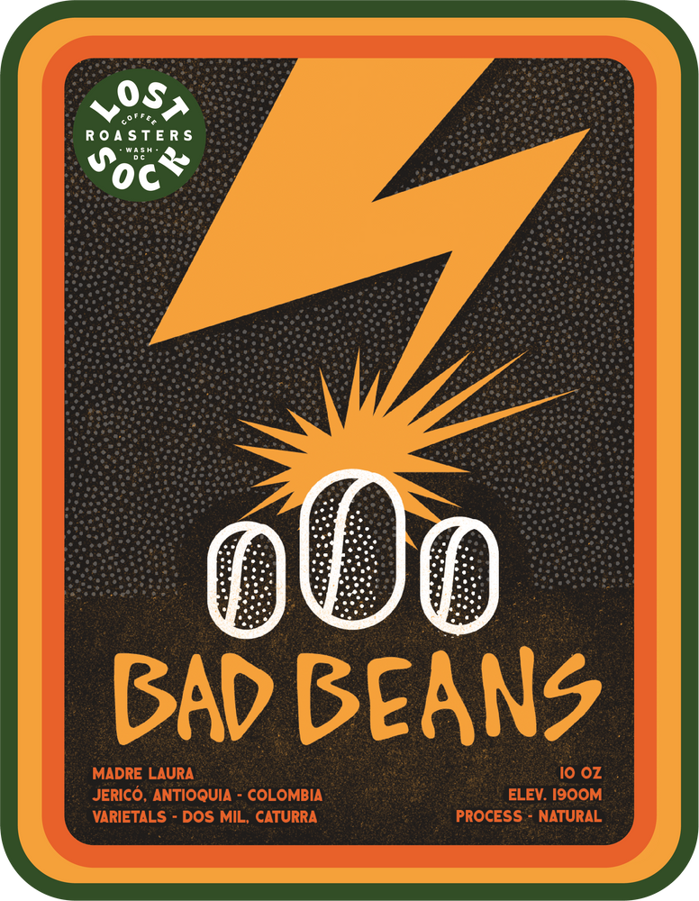 BAD BEANS, Colombia 10oz